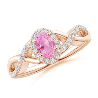 Oval A Pink Sapphire