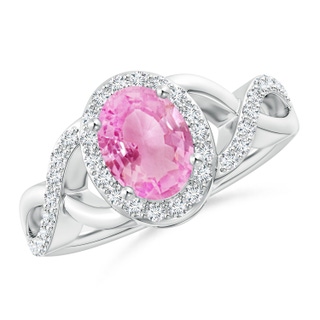 Oval A Pink Sapphire