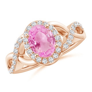 Oval A Pink Sapphire