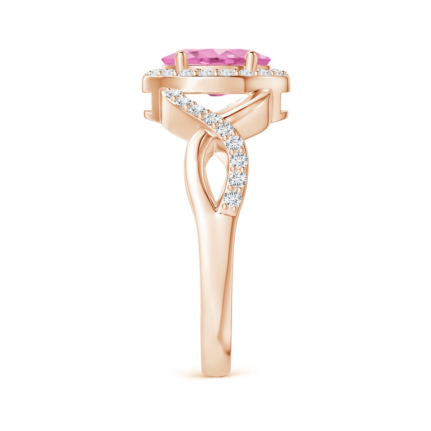 A - Pink Sapphire / 1.81 CT / 14 KT Rose Gold