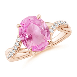 Oval A Pink Sapphire
