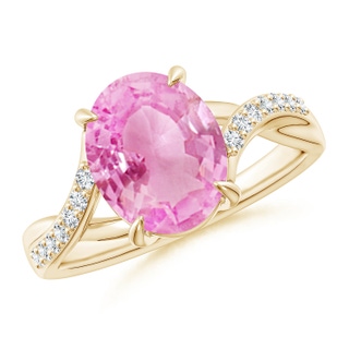 Oval A Pink Sapphire