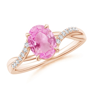 Oval A Pink Sapphire