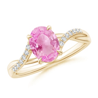 Oval A Pink Sapphire