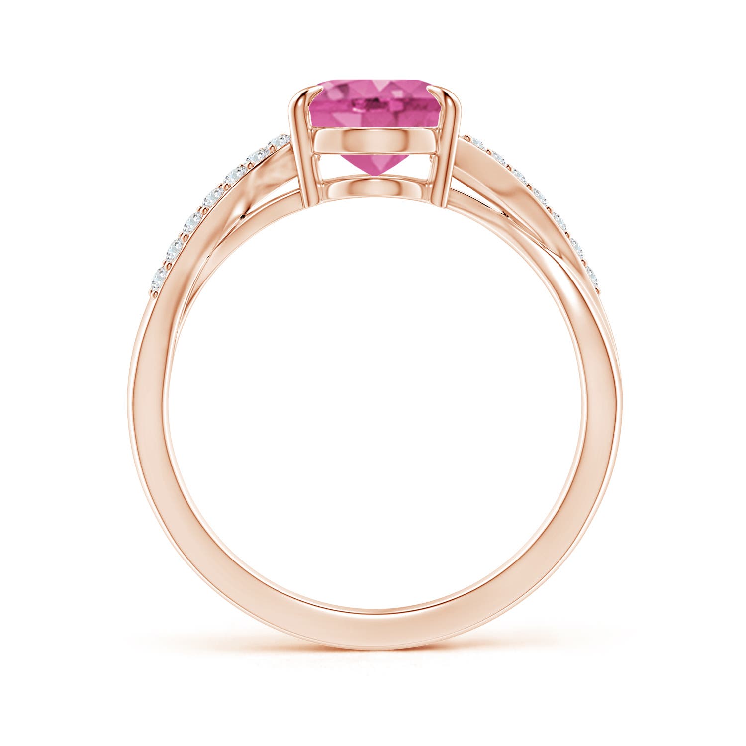 AAA - Pink Sapphire / 2.04 CT / 14 KT Rose Gold