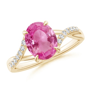 Oval AAA Pink Sapphire