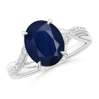 Oval A Blue Sapphire