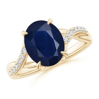 Oval A Blue Sapphire