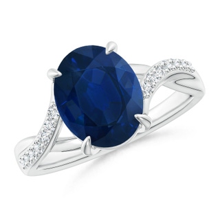 Oval AA Blue Sapphire