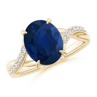 Oval AA Blue Sapphire