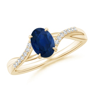 Oval AA Blue Sapphire