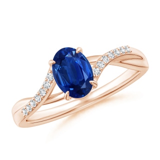 Oval AAA Blue Sapphire