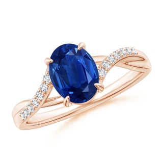 Oval AAA Blue Sapphire