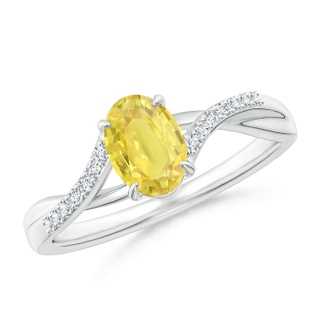 Oval A Yellow Sapphire