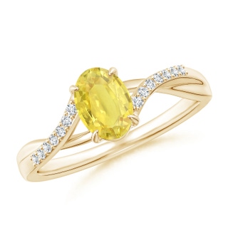 Oval A Yellow Sapphire