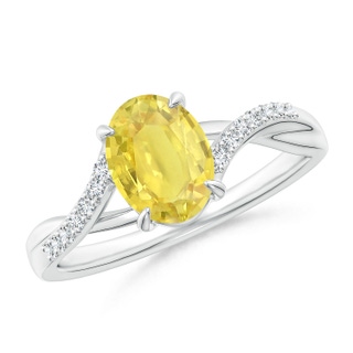 Oval A Yellow Sapphire