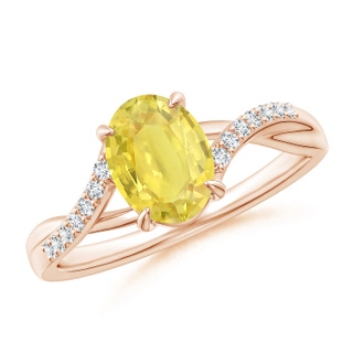Oval A Yellow Sapphire