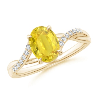 Oval AA Yellow Sapphire