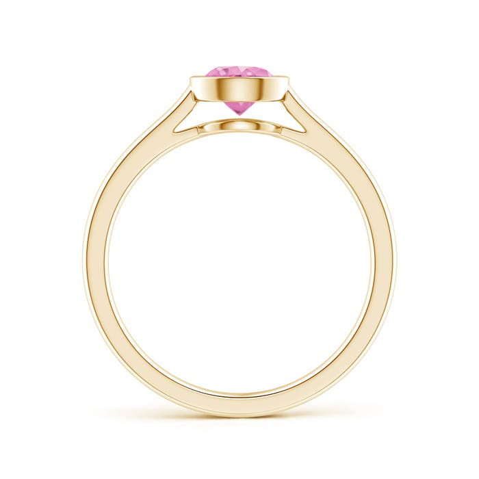 A - Pink Sapphire / 0.6 CT / 14 KT Yellow Gold