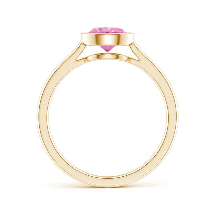 A - Pink Sapphire / 1 CT / 14 KT Yellow Gold