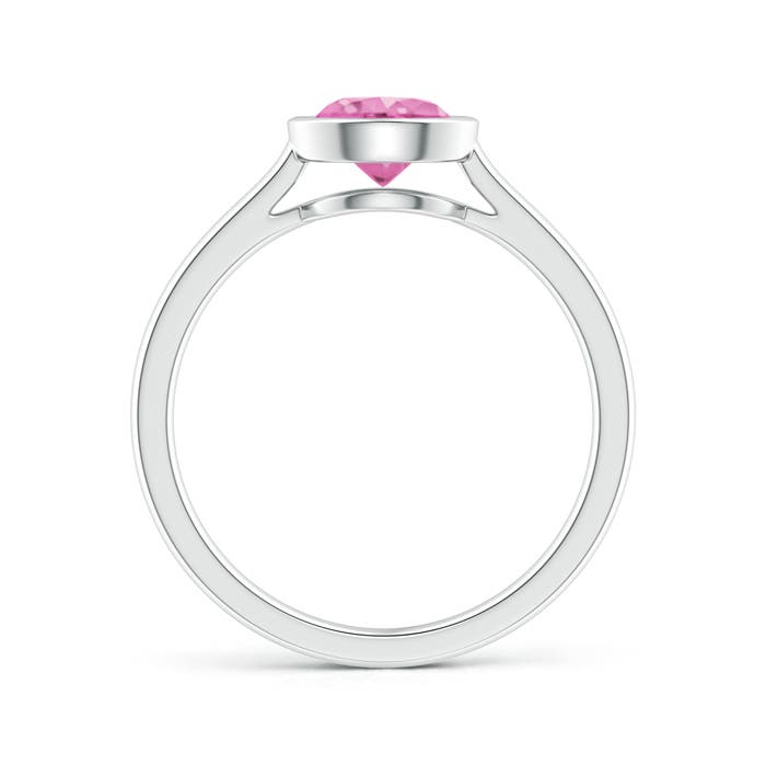 AA - Pink Sapphire / 1 CT / 14 KT White Gold