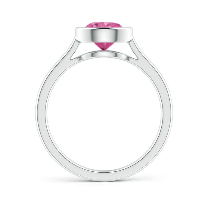 AAAA - Pink Sapphire / 1.6 CT / 14 KT White Gold