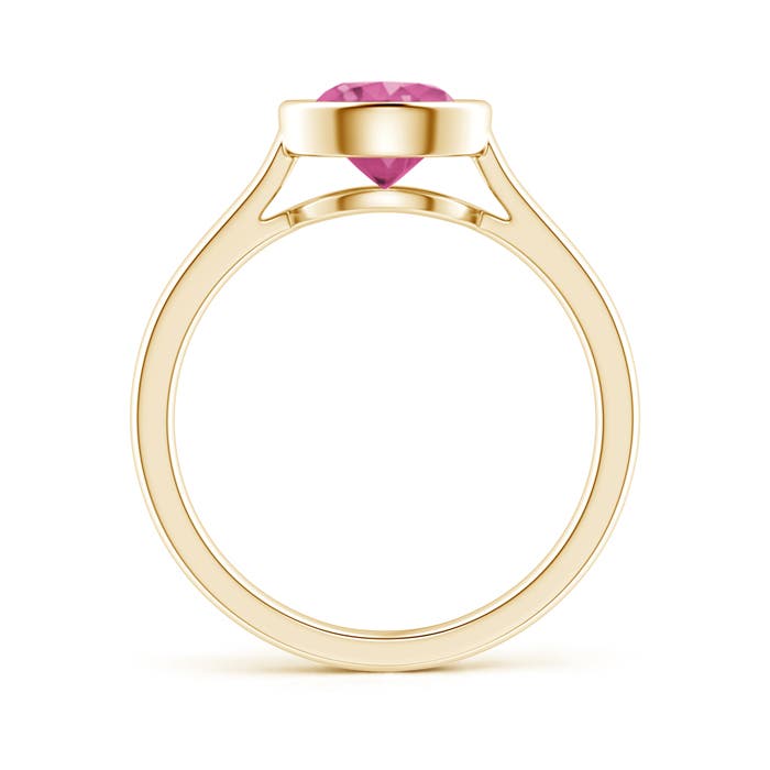 AAAA - Pink Sapphire / 1.6 CT / 14 KT Yellow Gold