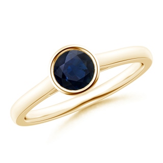 Round A Blue Sapphire