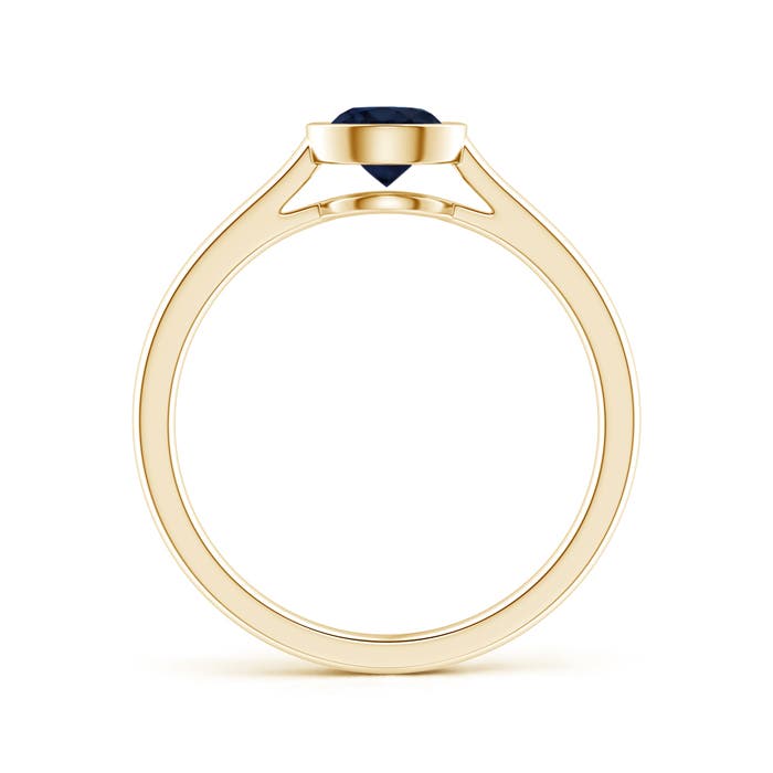 A - Blue Sapphire / 0.6 CT / 14 KT Yellow Gold