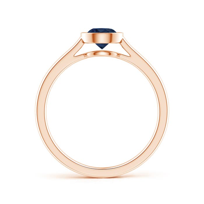 AA - Blue Sapphire / 0.6 CT / 14 KT Rose Gold