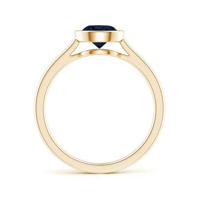 A - Blue Sapphire / 1 CT / 14 KT Yellow Gold