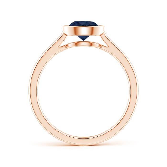 AA - Blue Sapphire / 1 CT / 14 KT Rose Gold