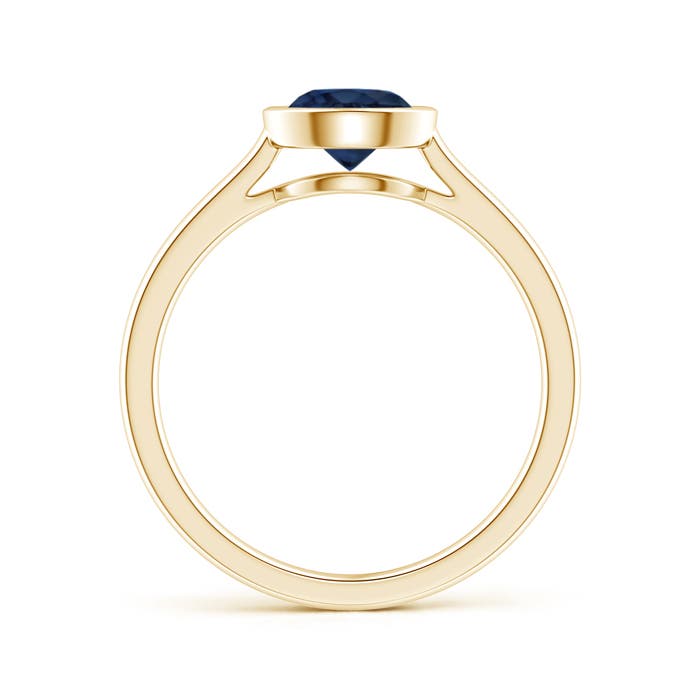 AA - Blue Sapphire / 1 CT / 14 KT Yellow Gold