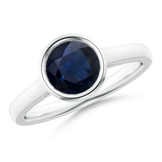 Round A Blue Sapphire