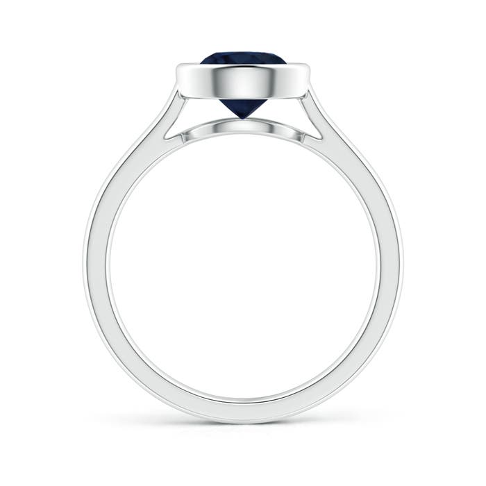 A - Blue Sapphire / 1.6 CT / 14 KT White Gold