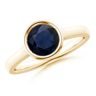 Round A Blue Sapphire
