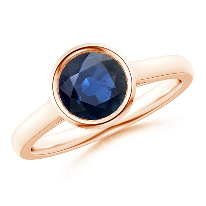 AA - Blue Sapphire / 1.6 CT / 14 KT Rose Gold