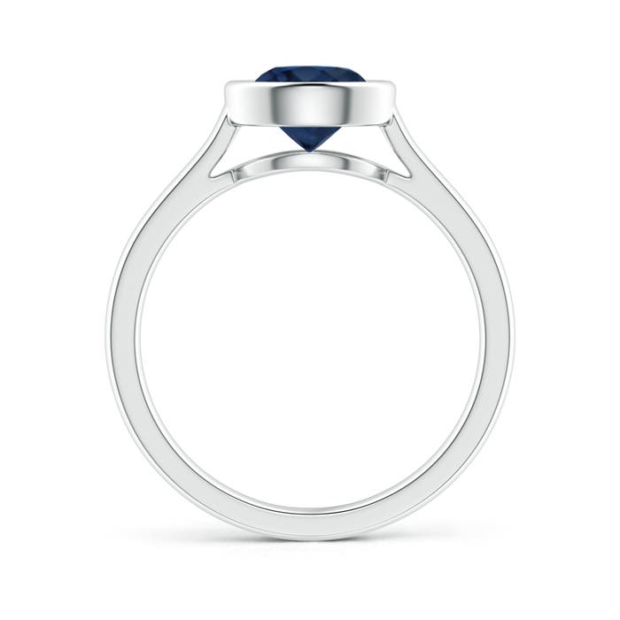 AA - Blue Sapphire / 1.6 CT / 14 KT White Gold