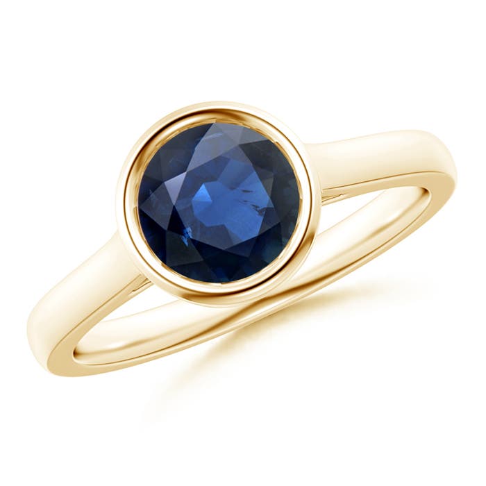 AA - Blue Sapphire / 1.6 CT / 14 KT Yellow Gold