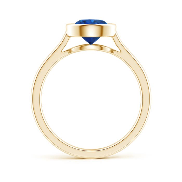 AAA - Blue Sapphire / 1.6 CT / 14 KT Yellow Gold