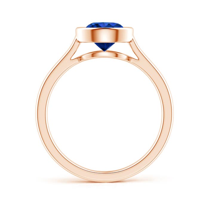 AAAA - Blue Sapphire / 1.6 CT / 14 KT Rose Gold