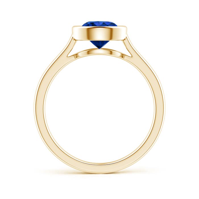 AAAA - Blue Sapphire / 1.6 CT / 14 KT Yellow Gold