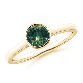 Round AA Teal Montana Sapphire