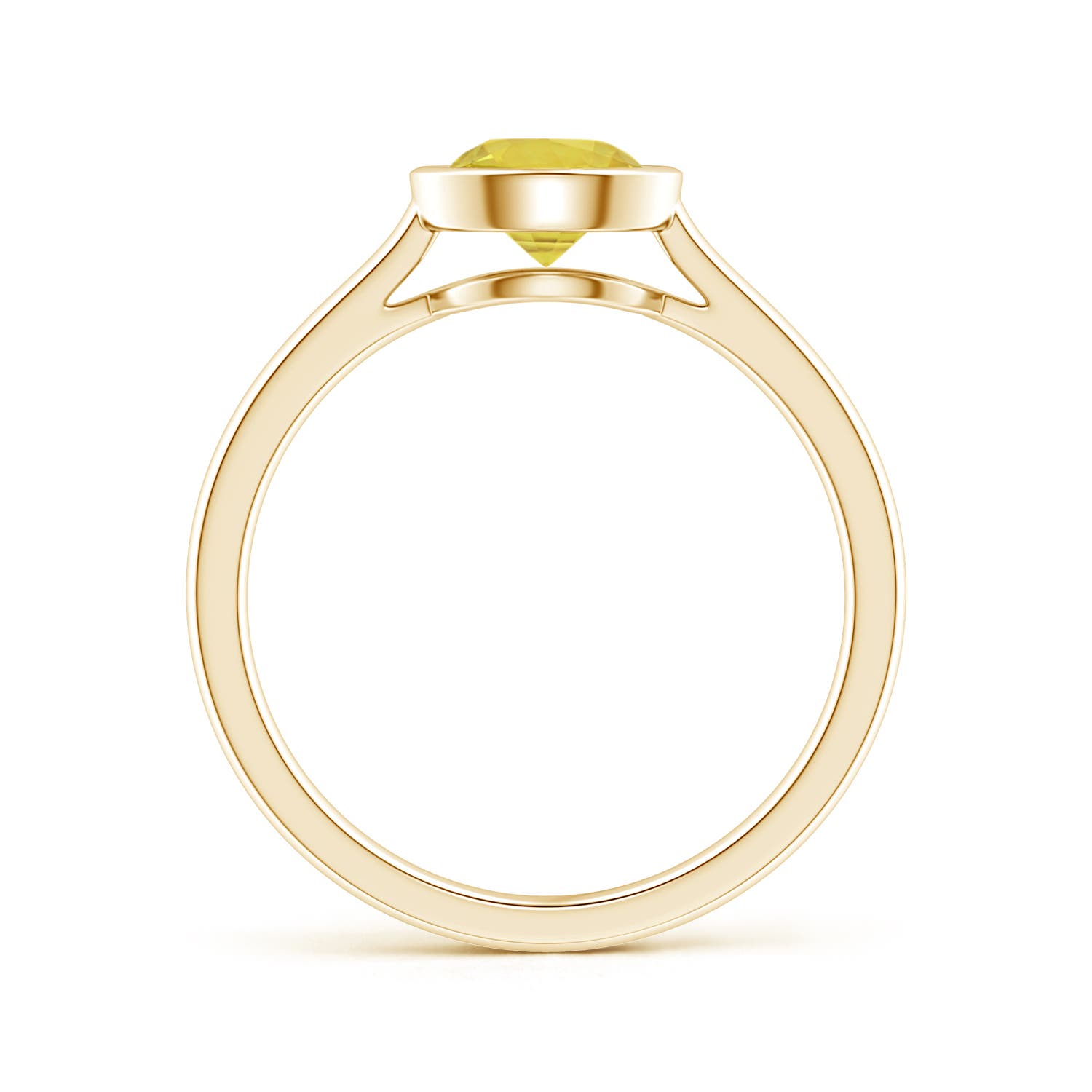 AA - Yellow Sapphire / 1 CT / 14 KT Yellow Gold