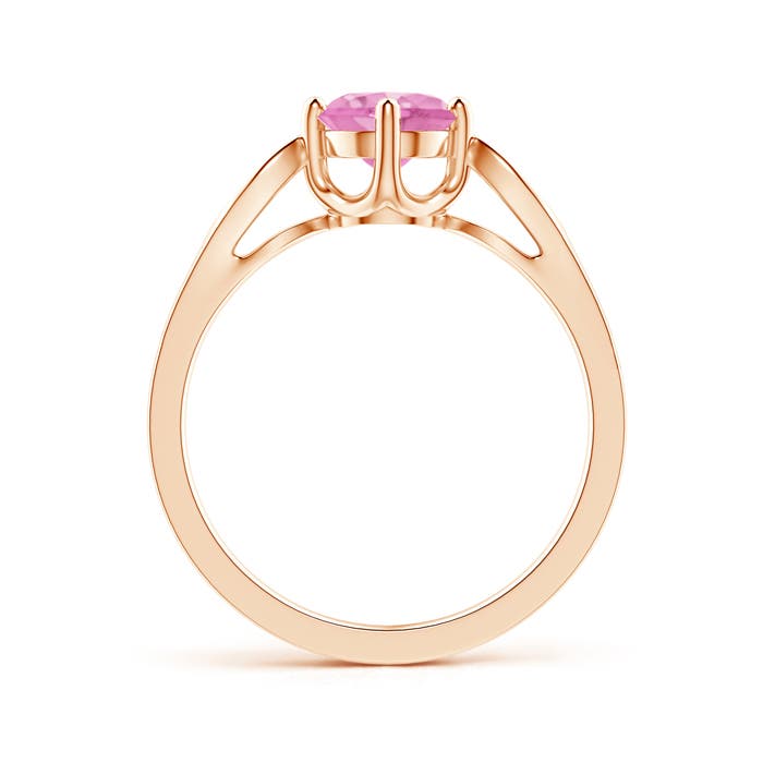 A - Pink Sapphire / 1.04 CT / 14 KT Rose Gold