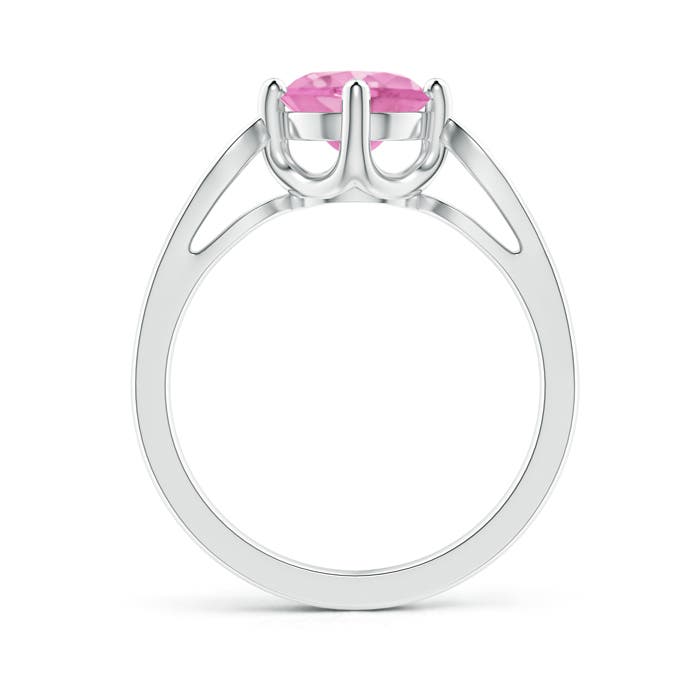 A - Pink Sapphire / 1.64 CT / 14 KT White Gold