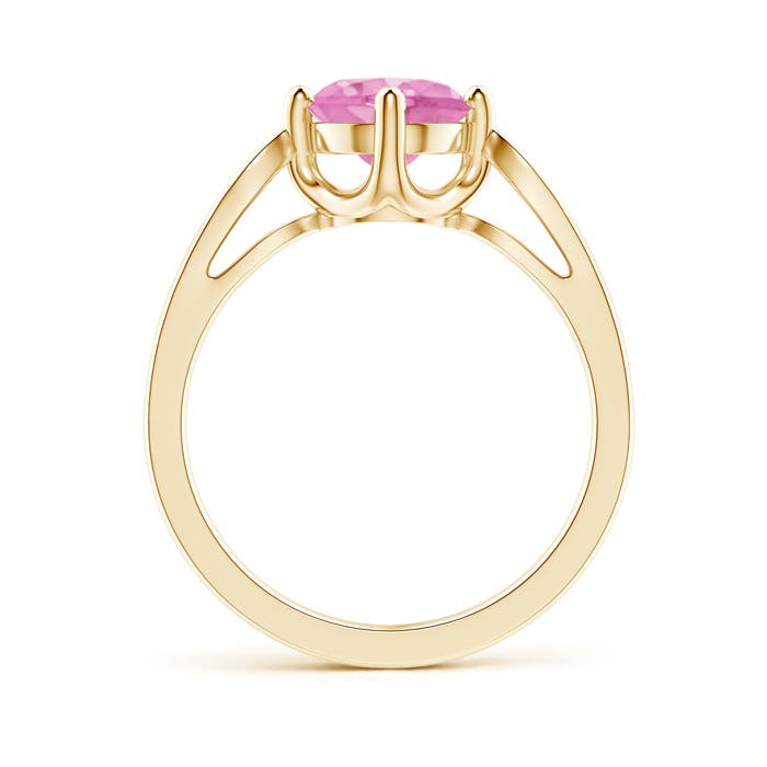 A - Pink Sapphire / 1.64 CT / 14 KT Yellow Gold