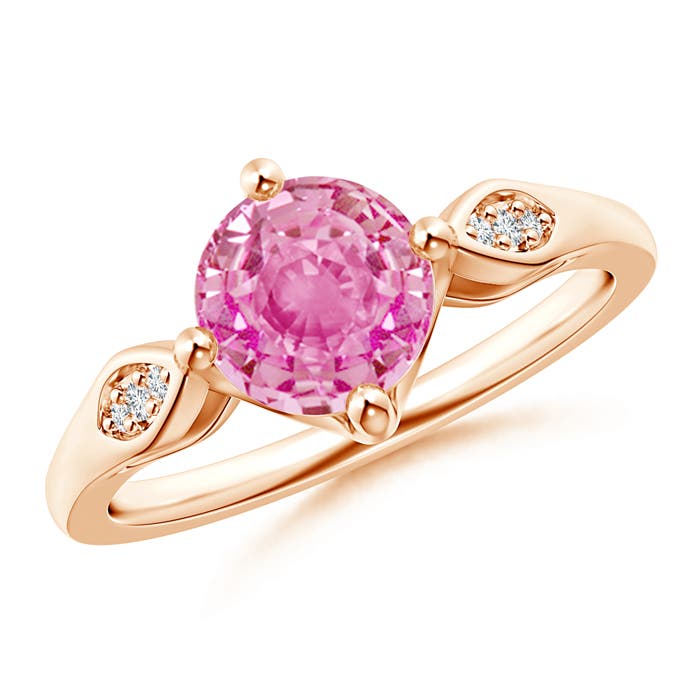 AA - Pink Sapphire / 1.64 CT / 14 KT Rose Gold