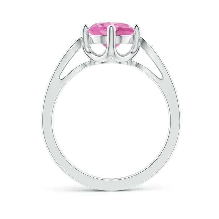 AA - Pink Sapphire / 1.64 CT / 14 KT White Gold