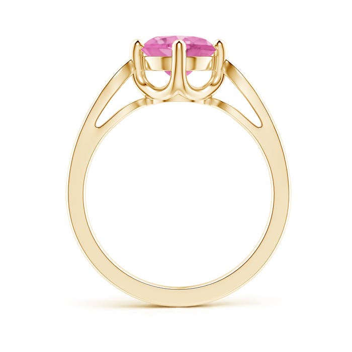 AA - Pink Sapphire / 1.64 CT / 14 KT Yellow Gold